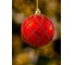 Набор елочных украшений Arya Home xmas ball 11 8 см, 3 предмета, красный 8680943223494 1