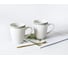 Набор кружек Arya Home white stoneware 2 предмета, 8,6x10,6x5,5 см, зеленый 8680943230195 1