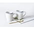 Набор кружек Arya Home white stoneware 2 предмета, 8,6x10,6x5,5 см, голубой 8680943230188 1