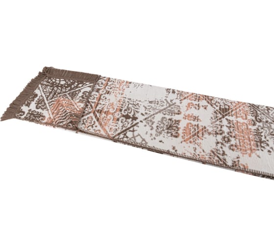 Плед Arya Home sandy из хлопка, 200x220, розовый, серый 8680943220578