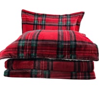Печатное покрывало Arya Home gloria 1,5 cпальное, 160x220 - 50x70+5, красный 8680943222459