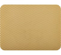Универсальный коврик LAIMA эва, 35x45 см, ячеистый (соты), бежевый 608715