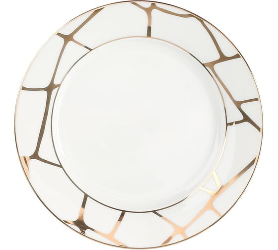 Набор столовой посуды Arya Home elegant orlena из фарфора, 24 предмета, белый 8680943109552