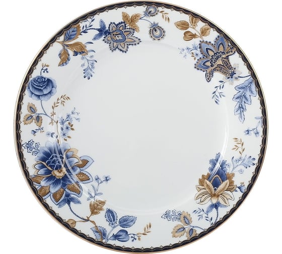 Набор столовой посуды Arya Home flora elegant из фарфора, 24 предмета, белый 8680943109583