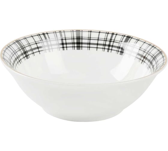 Набор столовой посуды Arya Home mandala elegant из фарфора, 24 предмета, белый 8680943214430