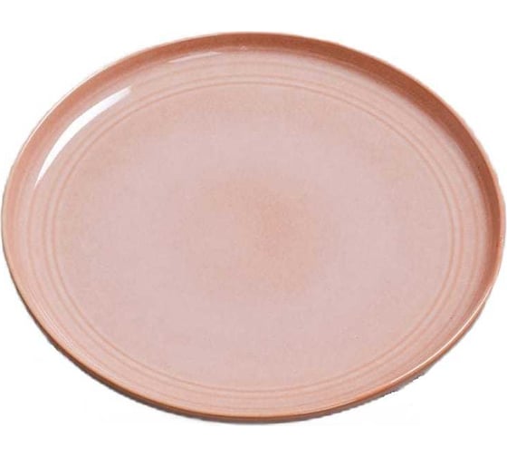 Глиняный набор персональных тарелок Arya Home arya stoneware 4 предмета, 27,0x2,9x19,4 см, розовый 8680943229984 1