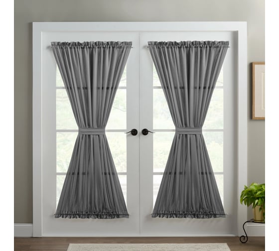 Карниз LM DECOR Мини кафе 40-60 см, цилиндр, белый глянец KF102040060SW