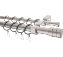 Металлический карниз LM DECOR лайт цилиндр, диаметр 25/16 мм, 2.4 м, сатин SC08814131240SN