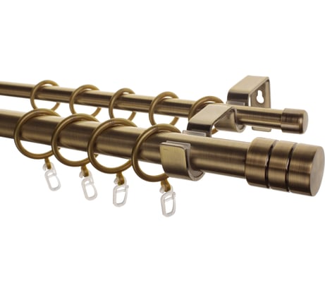 Металлический карниз LM DECOR лайт цилиндр, диаметр 25/16 мм, 3 м, антик SC08814131300AB