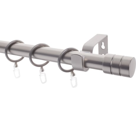 Металлический карниз LM DECOR лайт цилиндр, диаметр 25 мм, 3 м, сатин SC08813131300SN