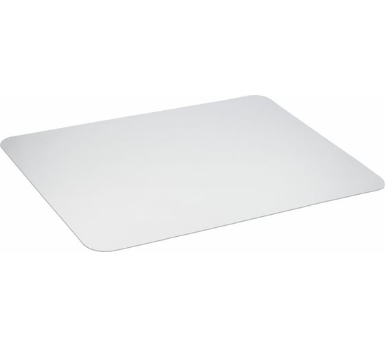 Напольный защитный коврик BRABIX поликарбонат, 90x120 см, глянец, толщина 0,8 мм, рулон в коробе 608711