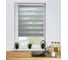 Рулонная штора LM DECOR день-ночь lb 10-17 серый, 140x170 см 1017140 1
