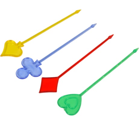 Пики EUROHOUSE Карта, 20 шт., пластик 15696