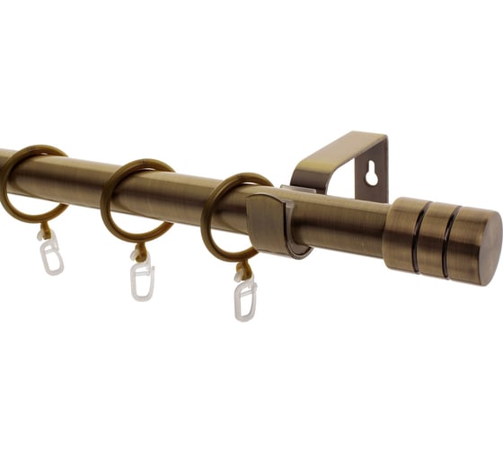 Металлический карниз LM DECOR лайт цилиндр, диаметр 25 мм, 2 м, антик SC08813131200AB