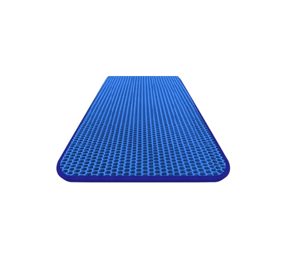 Коврик DuffCar eva 60x40 сота синий кант синий 4854-2-2-2