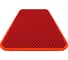 Коврик DuffCar eva 90x60 ромб красный кант красный 4853-1-4-4 1