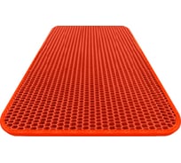 Коврик DuffCar eva 60x40 сота красный кант красный 4854-2-4-4