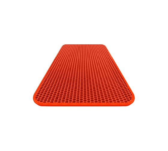 Коврик DuffCar eva 60x40 сота красный кант красный 4854-2-4-4