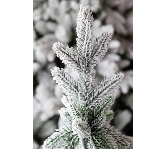 Искусственная новогодняя елка CRYSTAL TREES АНДОРРА в снегу, литая, высота 240 см KP61240