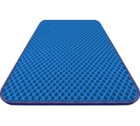 Коврик DuffCar eva 90x60 ромб темно-синий кант темно-синий 4853-1-7-7