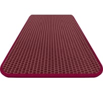 Коврик DuffCar eva 60x40 сота бордовый кант бордовый 4854-2-6-6