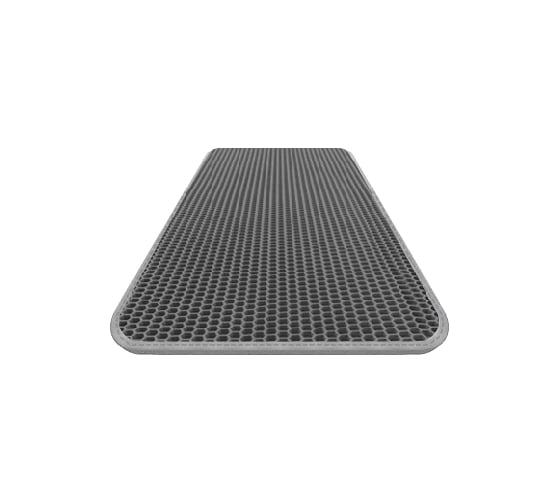 Коврик DuffCar eva 60x40 сота серый кант серый 4854-2-6-9
