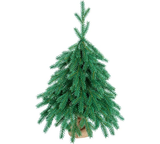 Искусственная новогодняя елка CRYSTAL TREES ЭМИЛИ серо-голубая, литье РЕ, 60 см KP45060 1