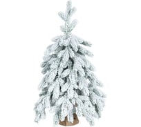 Искусственная новогодняя елка CRYSTAL TREES ЭМИЛИ заснеженная, литая, высота 60 см KP46060s