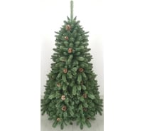 Искусственная новогодняя елка CRYSTAL TREES ТРИУМФАЛЬНАЯ из ПВХ, с шишками, высота 150 см KP8515