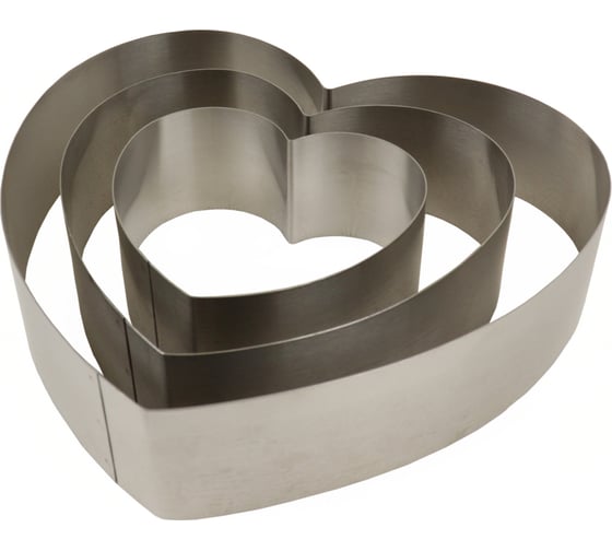 Набор формочек для запекания IHome сердце, 3 шт. 68013-3 1