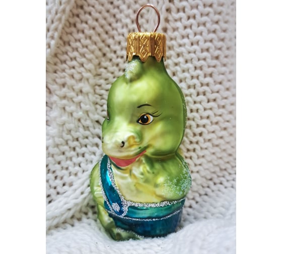 Елочное украшение Коломеев Дракоша (символ года), в подарочной упаковке, h-7,5 см УТ-00002126