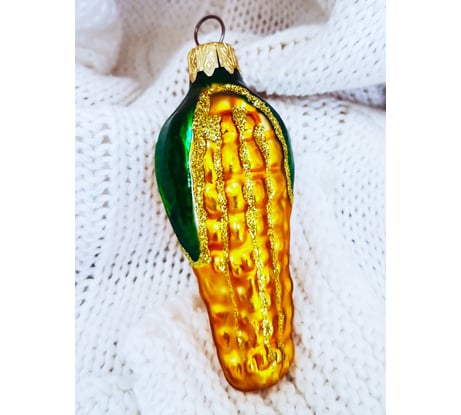 Елочное украшение Коломеев Кукуруза, в подарочной упаковке, h-9 см УТ-00002135