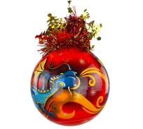 Набор шаров MOROZCO Голубой Дракончик 9,5 см 24 штуки Ш95033Н24