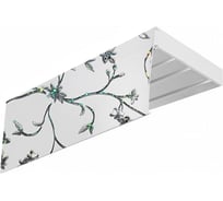 Карниз Эскар эконом+ в сборе 3-х рядный, романтика белая 3,0м, 342430300