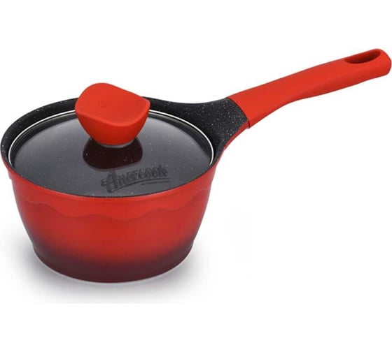 Ковш с крышкой AMERCOOK 18 см, серия alfetta AC0109304.18RD