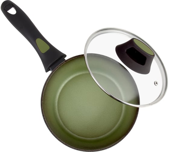 Ковш с крышкой AMERCOOK 18 см, серия avocado AC0108404.18