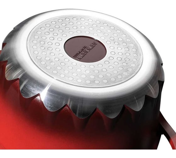 Пароварка AMERCOOK одноуровневая 26 см, серия artmartin colors AC0110710.26RD