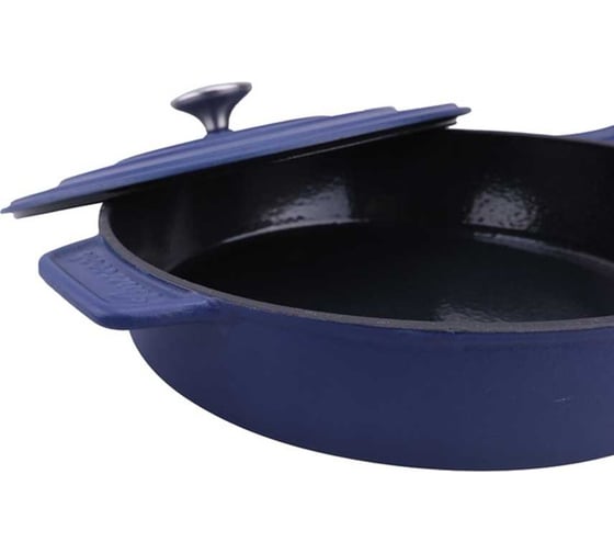 Глубокая AMERCOOK сковорода с крышкой 28 см, серия le pluriel ii AC0112801.28PE