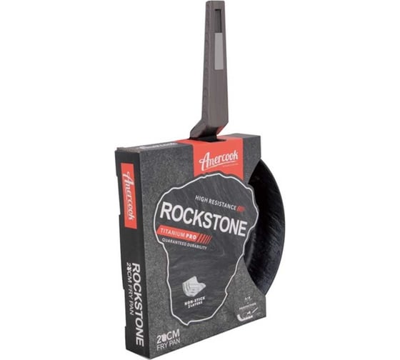 Сковорода AMERCOOK 20 см, серия rockstone AC0101101.20WP