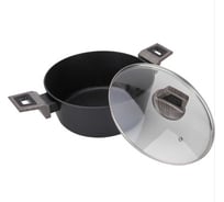 Кастрюля с крышкой AMERCOOK 20 см, серия rockstone AC0101105.20WP