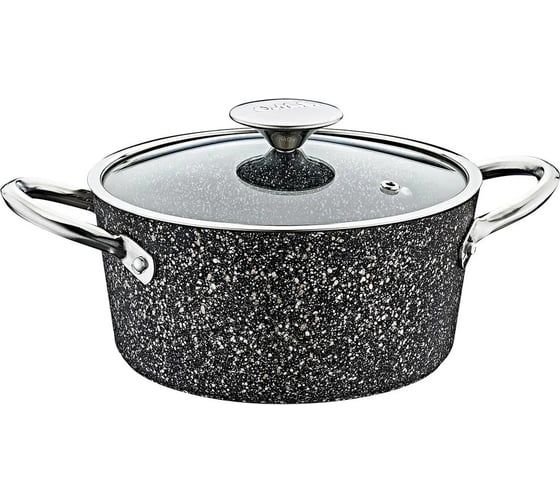 Кастрюля с антипригарным покрытием OMS collection 24x12, черный 3116-24-Bk 1
