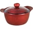 Кастрюля с стеклянной крышкой OMS collection 28x14 см, 7.05 л, с антипригарным покрытием, красный 3120.01.11-28-Rd 1