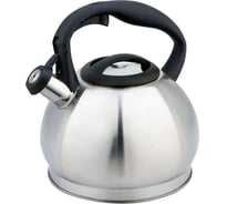 Металлический чайник Rainstahl RS - 7682-30 со свистком, 3 л, ручка черного цвета х12 7682-30RS