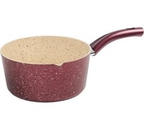 Ковш со сливным носиком OMS collection 14x10 см, 1 л, с антипригарным покрытием, красный 3217-T-14-RD