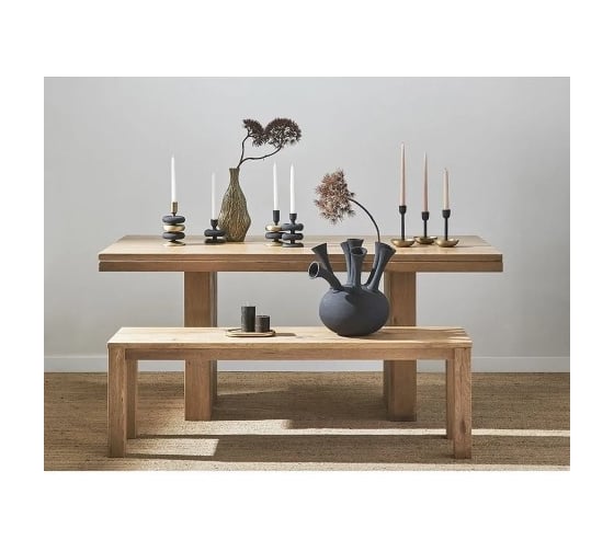 Подсвечник Bergenson Bjorn Vivlend, 22 см, черный BB0000197