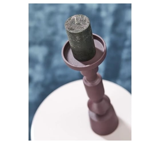 Подсвечник Bergenson Bjorn Vivlend, 35 см, сливовый BB0000203