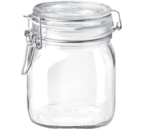 Герметичная банка для хранения Bormioli Rocco FIDO 750 мл с бугельной прозрачной крышкой 12/504 Б0039811