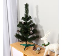 Искусственная елка Сималенд настольная Рождественская (шишки серебро) 60 см 9294085