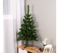 Искусственная елка Сималенд Таёжная элитная ( с серебряными шишками) 100 см 9244535