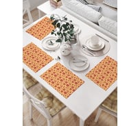 Салфетки на стол для сервировки JOYARTY прямоугольные, плейсмат "Народные украшения" , 32x46 см, в комплекте 4шт. np_427868